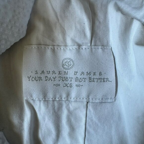 Lauren James White Sleeveless Dress With Keyhole Back XS - Picture 5 of 9